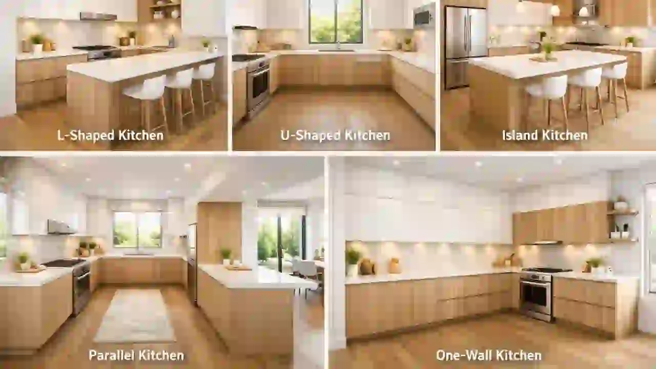 5 Main Types of Kitchen Designs How to Choose the Best Layout for Your Home