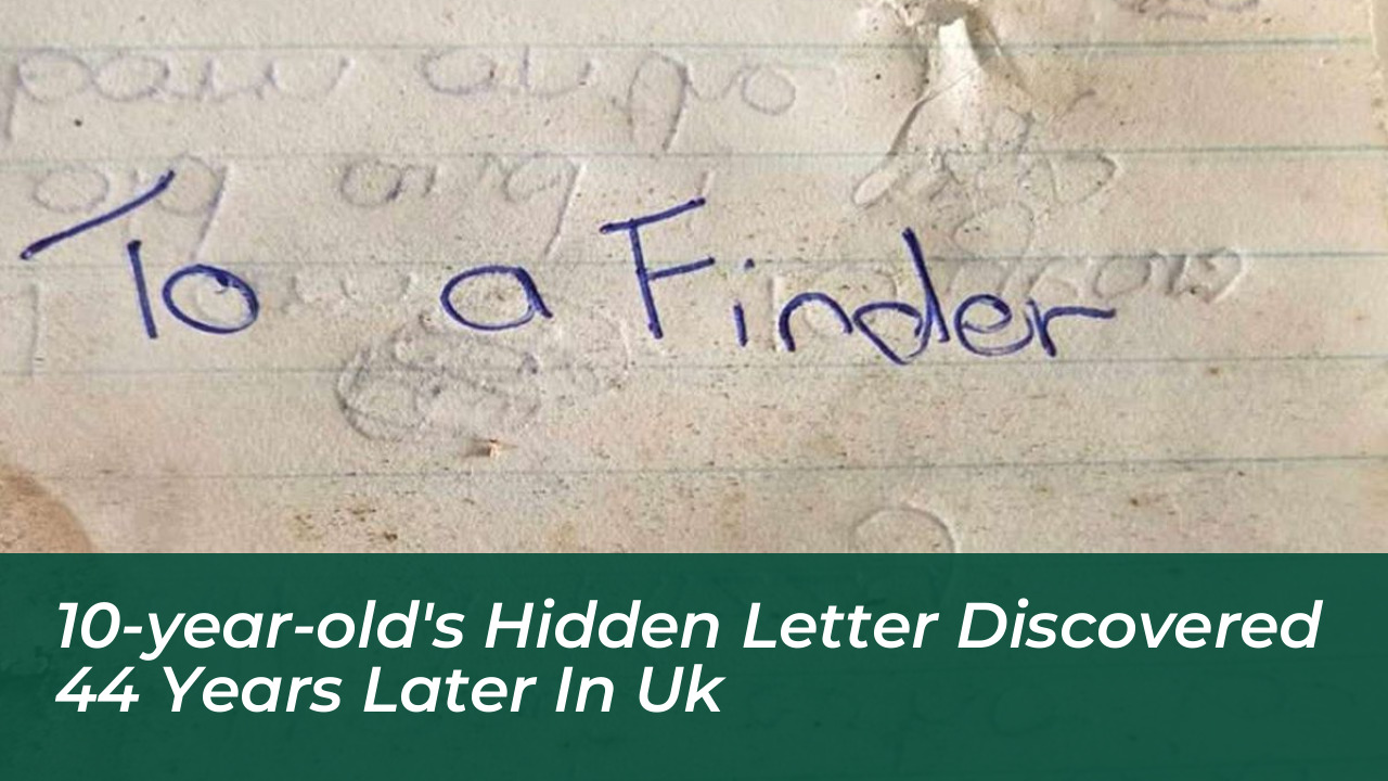 10 year olds hidden letter discovered 44 years later in uk rbjh