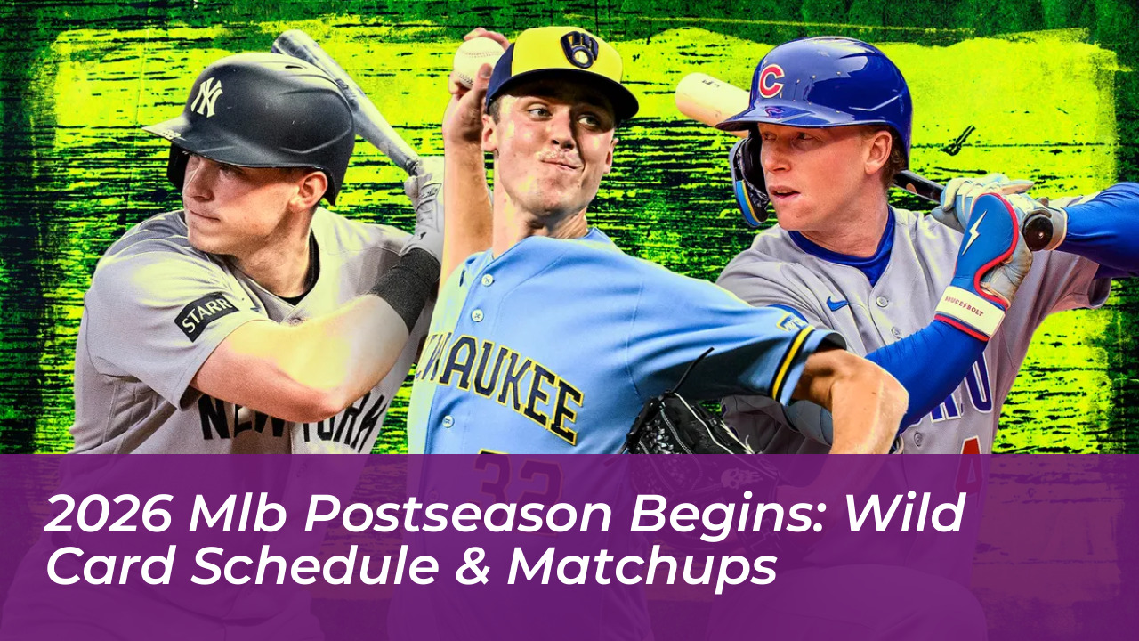 2026 mlb postseason begins wild card schedule matchups casi