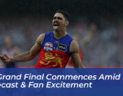 afl grand final commences amid rain forecast fan excitement flOJ