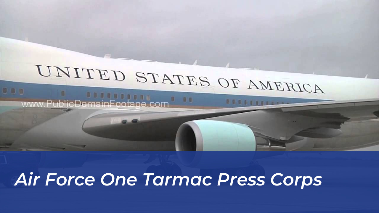 White House Blocks CNN From Air Force One Pool Access 3 Air Force One tarmac press corps