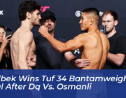 akylbek wins tuf 34 bantamweight final after dq vs osmanli yc6L