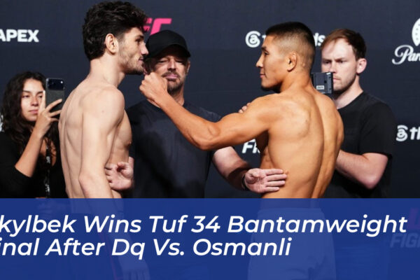 akylbek wins tuf 34 bantamweight final after dq vs osmanli yc6L