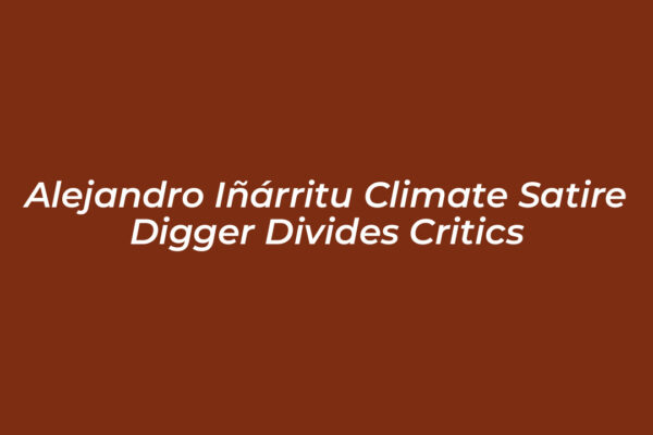 alejandro inarritu climate satire digger divides critics Hwma