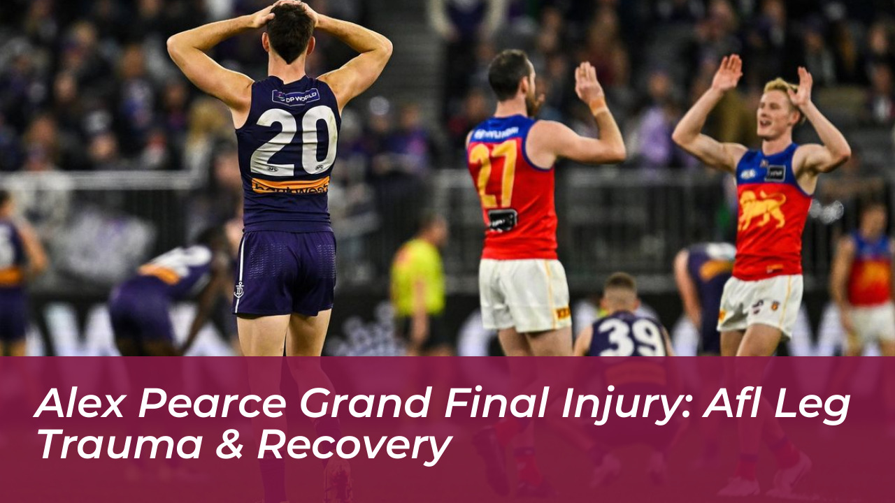 alex pearce grand final injury afl leg trauma recovery 6pyh