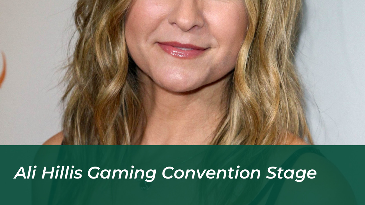 Ali Hillis Biography: Age, Husband, Net Worth, Roles & Bio 3 Ali Hillis Gaming Convention Stage