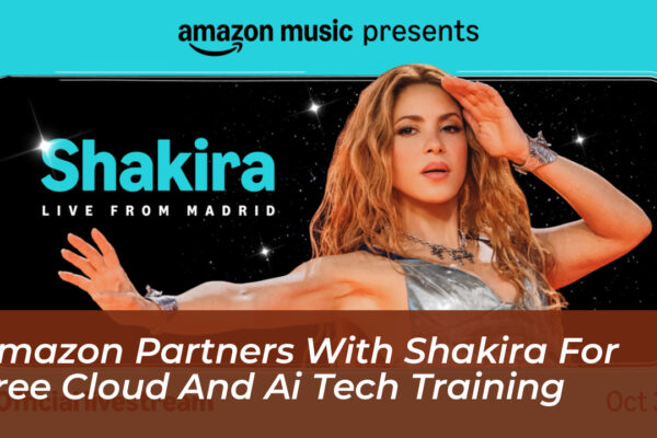 amazon partners with shakira for free cloud and ai tech training prgj