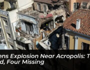 athens explosion near acropolis two dead four missing Lnw0