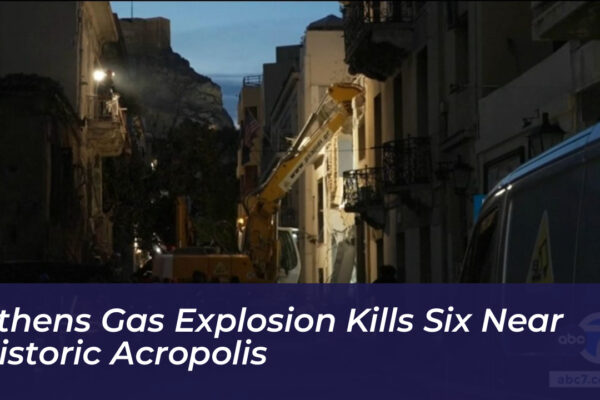 athens gas explosion kills six near historic acropolis CLq1