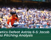 athletics defeat astros 6 5 jacob lopez pitching analysis HOQy