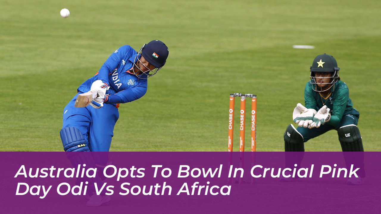 australia opts to bowl in crucial pink day odi vs south africa zWpL