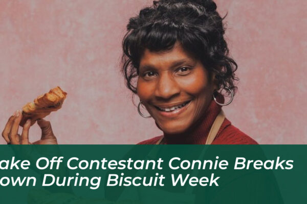 bake off contestant connie breaks down during biscuit week EKVo