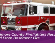 baltimore county firefighters rescue child from basement fire 8a40