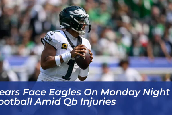 bears face eagles on monday night football amid qb injuries SkON