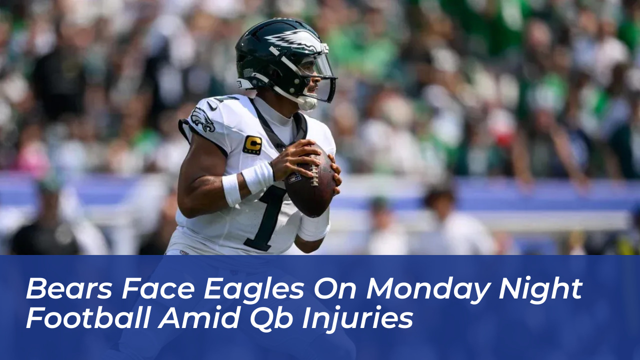 bears face eagles on monday night football amid qb injuries SkON