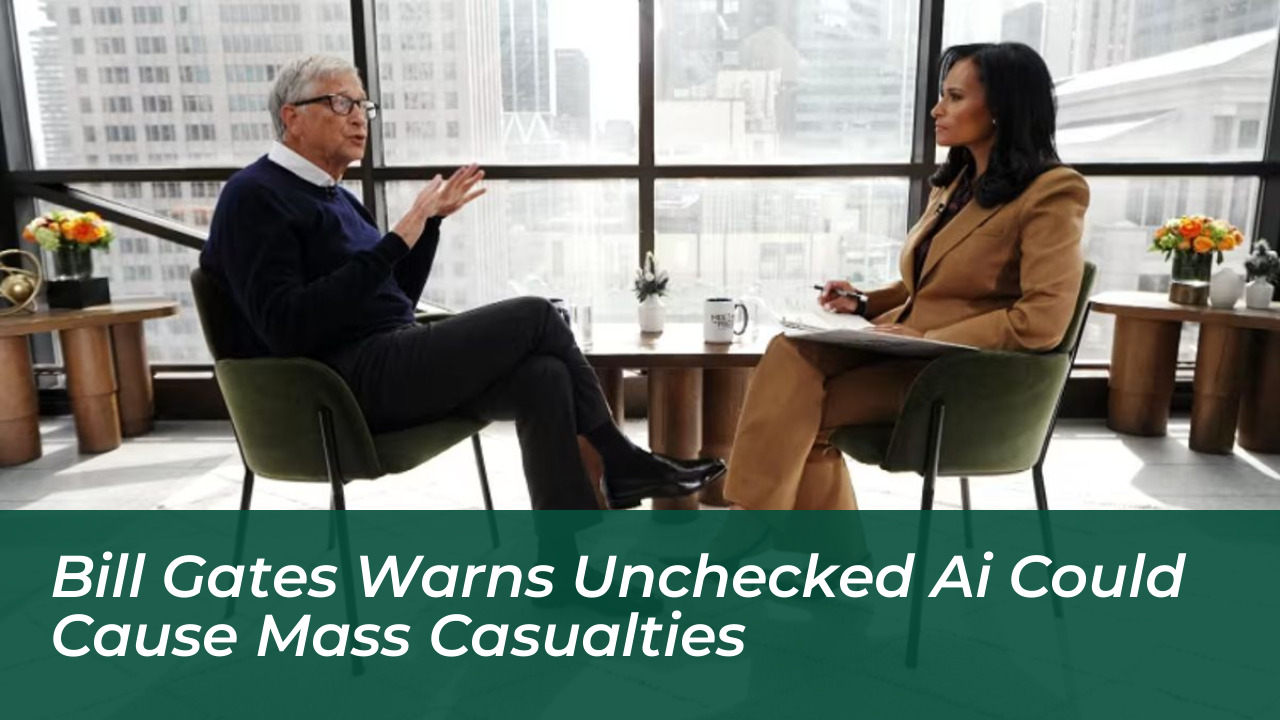 bill gates warns unchecked ai could cause mass casualties