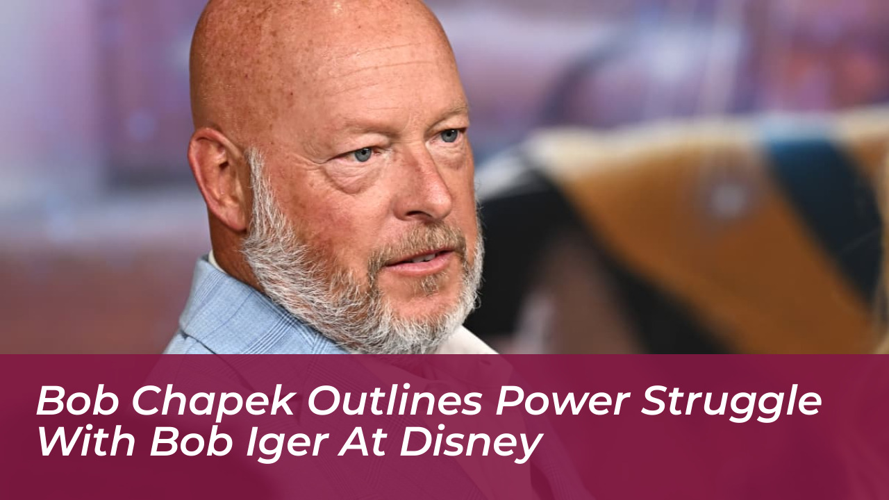bob chapek outlines power struggle with bob iger at disney ehXz