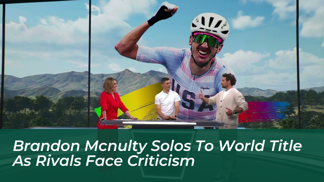 brandon mcnulty solos to world title as rivals face criticism vuup