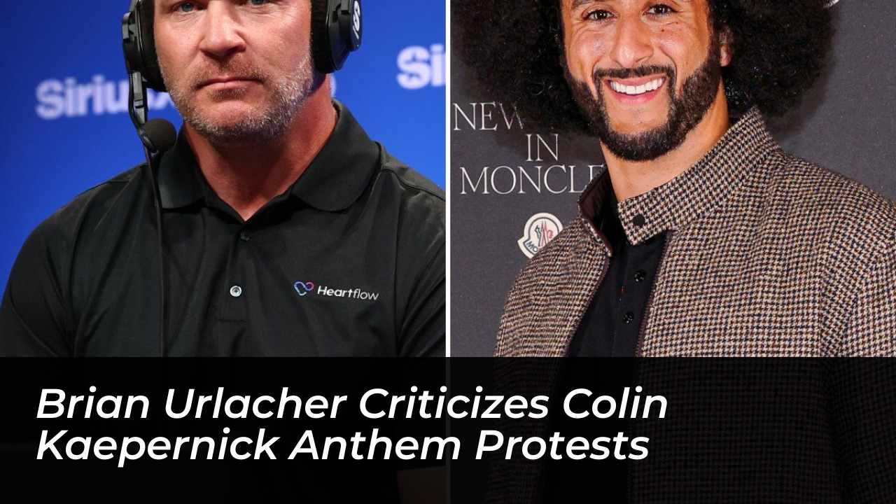 brian urlacher criticizes colin kaepernick anthem protests l2PV