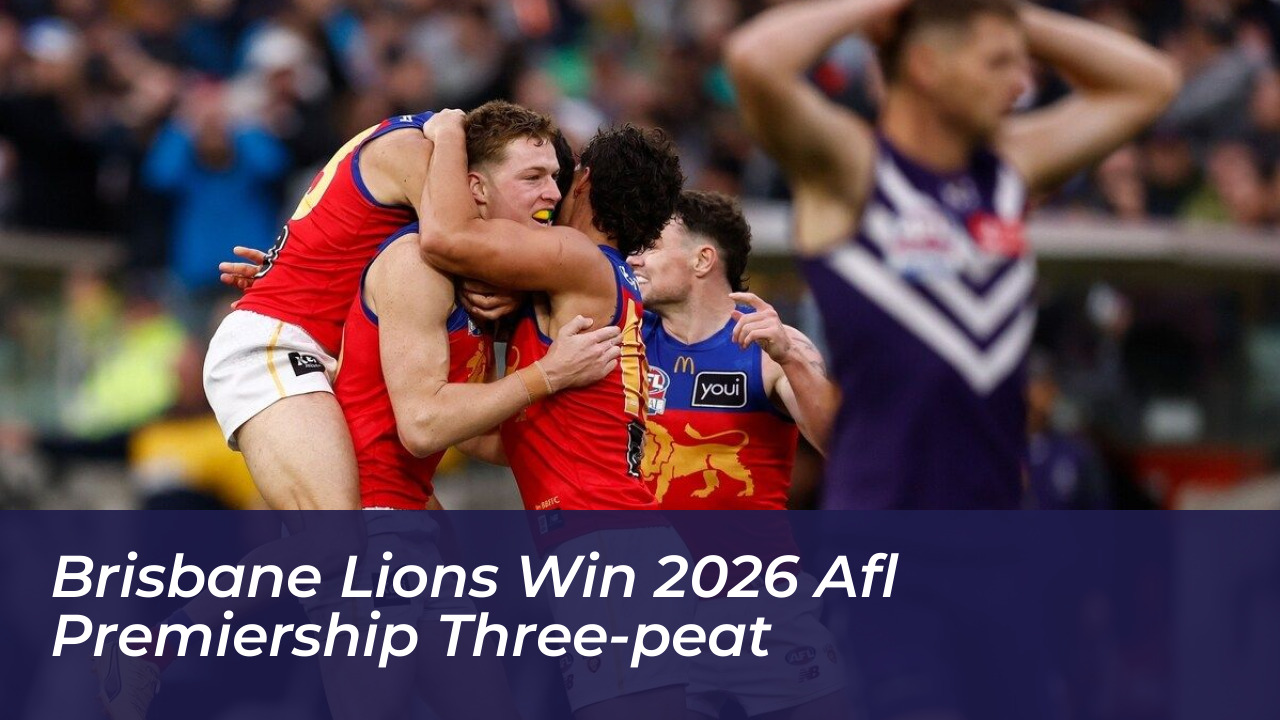 brisbane lions win 2026 afl premiership three peat 36CQ
