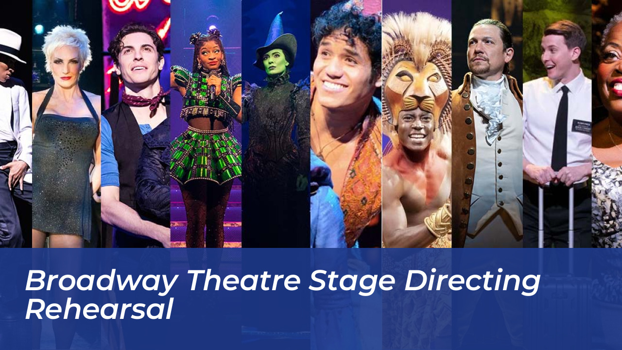 Broadway Theatre Stage Directing Rehearsal