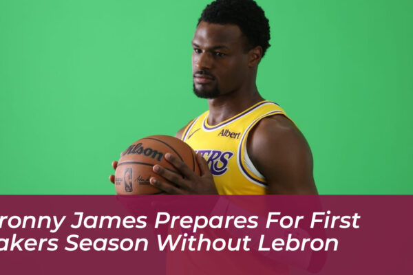bronny james prepares for first lakers season without lebron SBOR