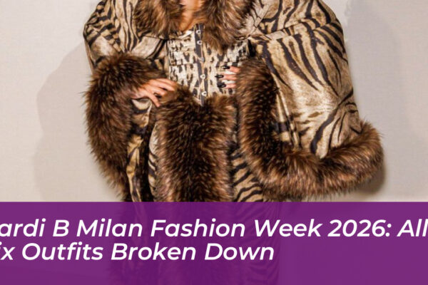 cardi b milan fashion week 2026 all six outfits broken down j67b