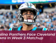 carolina panthers face cleveland browns in week 3 matchup Be7m