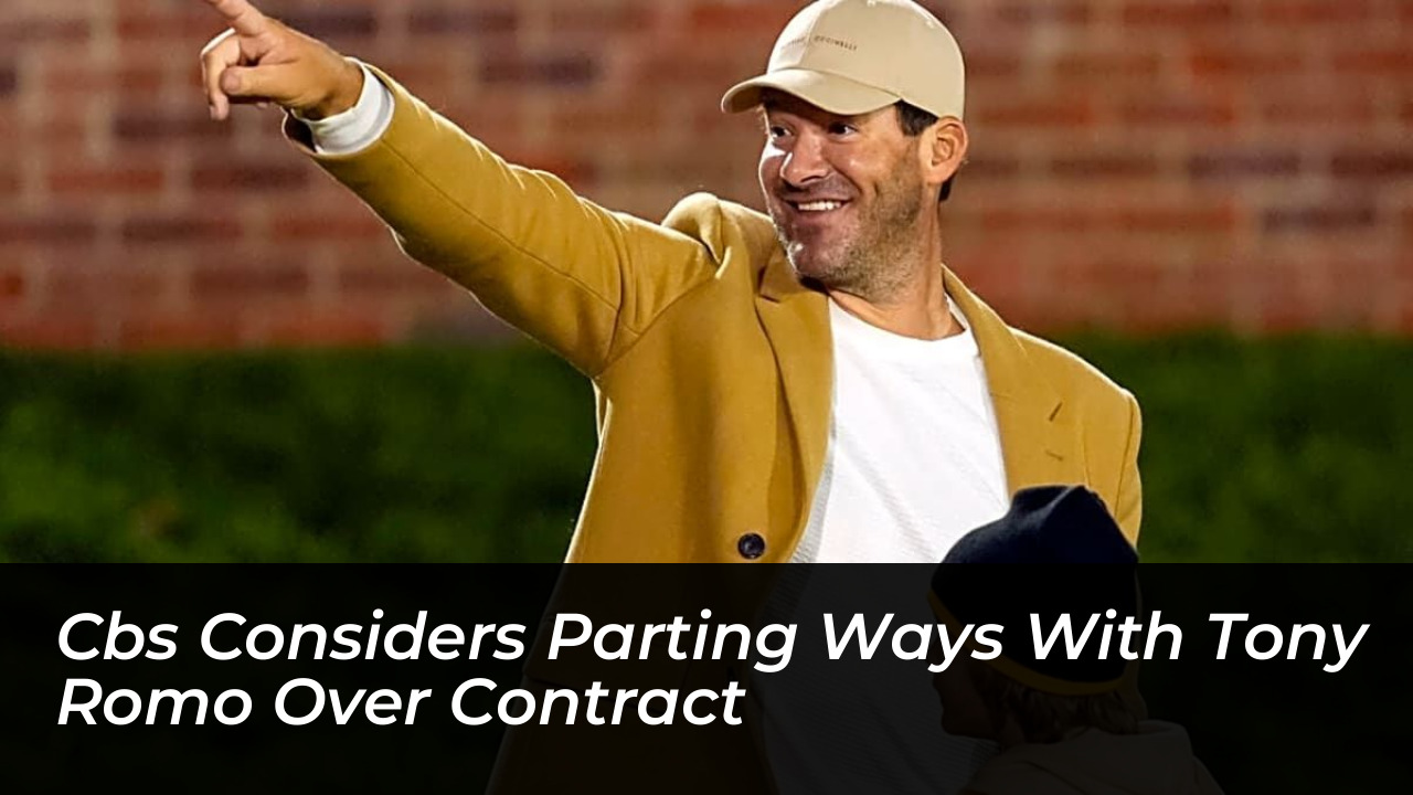 cbs considers parting ways with tony romo over contract peZ4