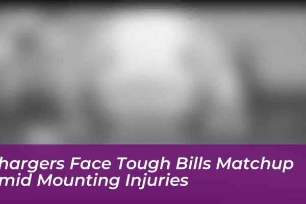chargers face tough bills matchup amid mounting injuries vDOF