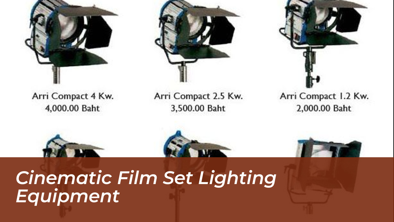 Cinematic Film Set Lighting Equipment