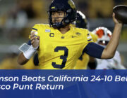 clemson beats california 24 10 behind wesco punt return vgp9
