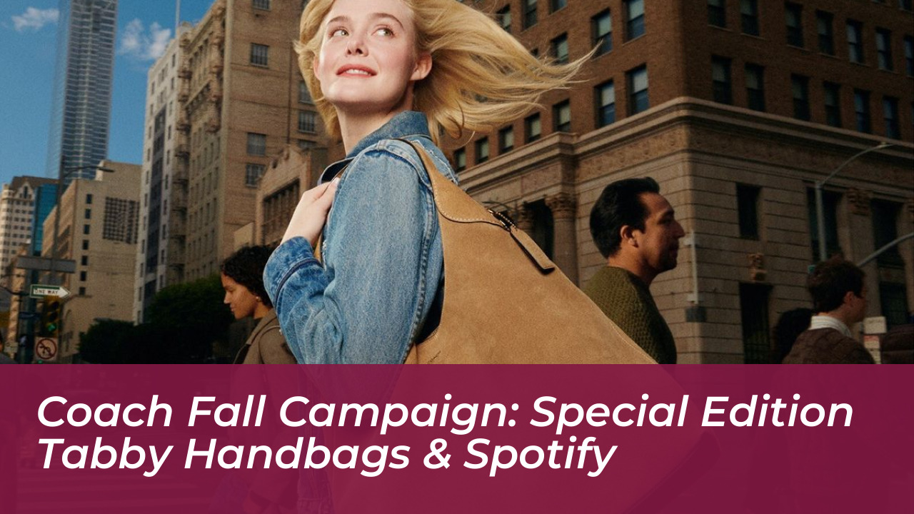 coach fall campaign special edition tabby handbags spotify prdh