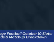 college football october 10 slate trends matchup breakdown upPw