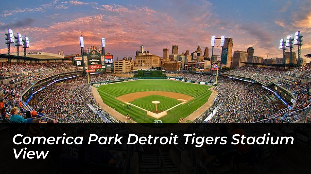Justin Verlander Prepares for Final Career MLB Start 3 Comerica Park Detroit Tigers stadium view