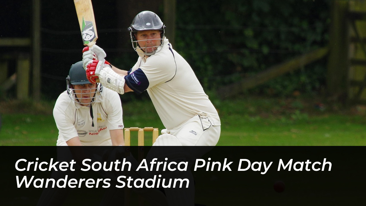 Cricket South Africa Pink Day Match Wanderers Stadium
