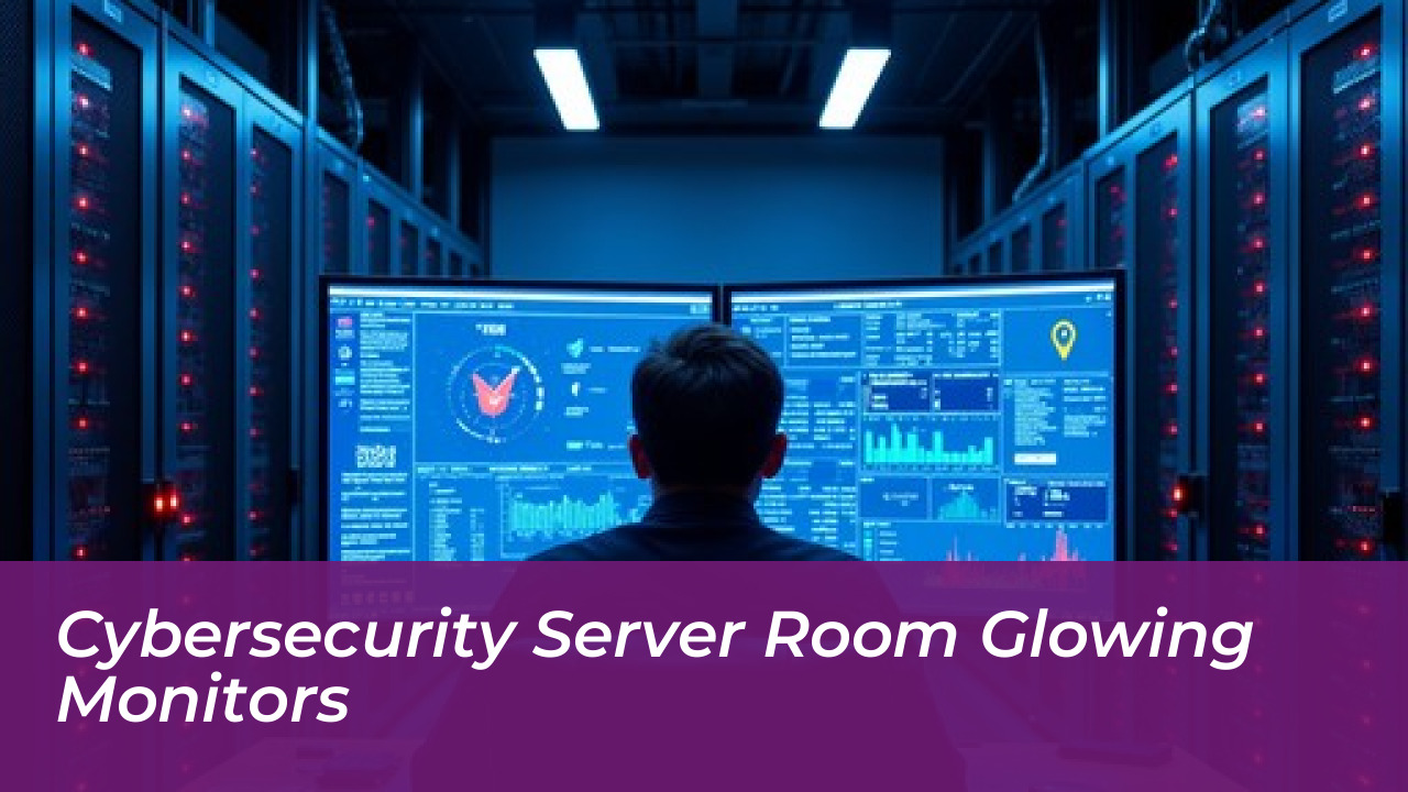UN Warns of AI Risks: OpenAI Breach & Loss of Control 3 Cybersecurity Server Room Glowing Monitors