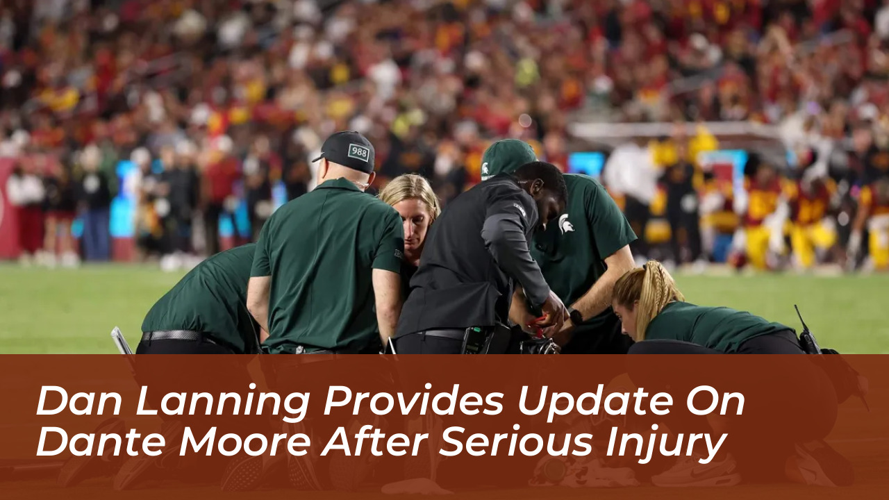 dan lanning provides update on dante moore after serious injury E6Ym