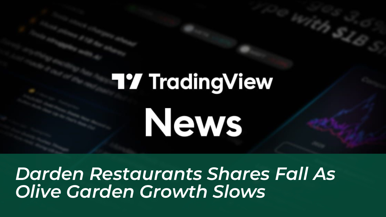 darden restaurants shares fall as olive garden growth slows I6cE