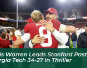 davis warren leads stanford past georgia tech 34 27 in thriller Rkkc