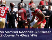 deebo samuel reaches 50 career touchdowns in 49ers win YPU8