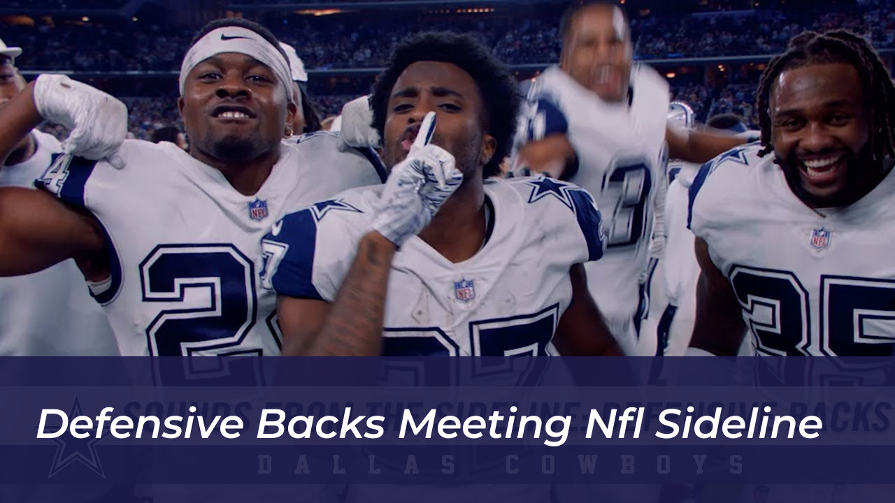Defensive Backs Meeting NFL Sideline