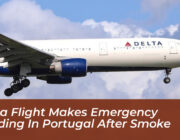 delta flight makes emergency landing in portugal after smoke cqDv