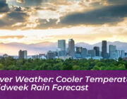 denver weather cooler temperatures midweek rain forecast nM5M