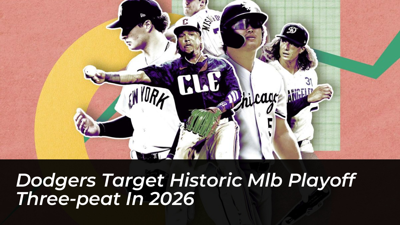dodgers target historic mlb playoff three peat in 2026 PNp7