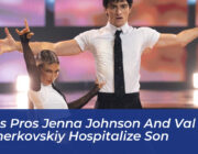 dwts pros jenna johnson and val chmerkovskiy hospitalize son 6bF2