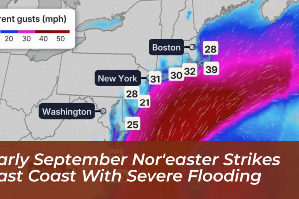 early september noreaster strikes east coast with severe flooding GedY