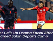 egypt calls up osama faisal after mohamed salah departs camp EZHF