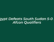 egypt defeats south sudan 5 0 in afcon qualifiers WUiT
