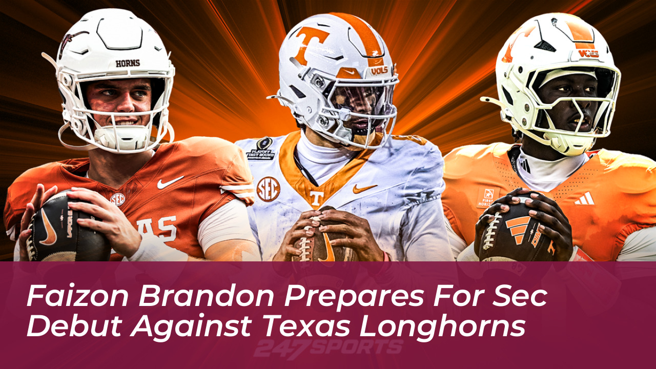 faizon brandon prepares for sec debut against texas longhorns tyh4